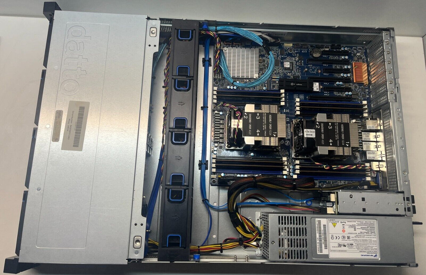 Datto S4E24 Blade 2U - Dual Intel Xeon CPU - 64GB RAM - 6x 8TB HDD (RAID 6)