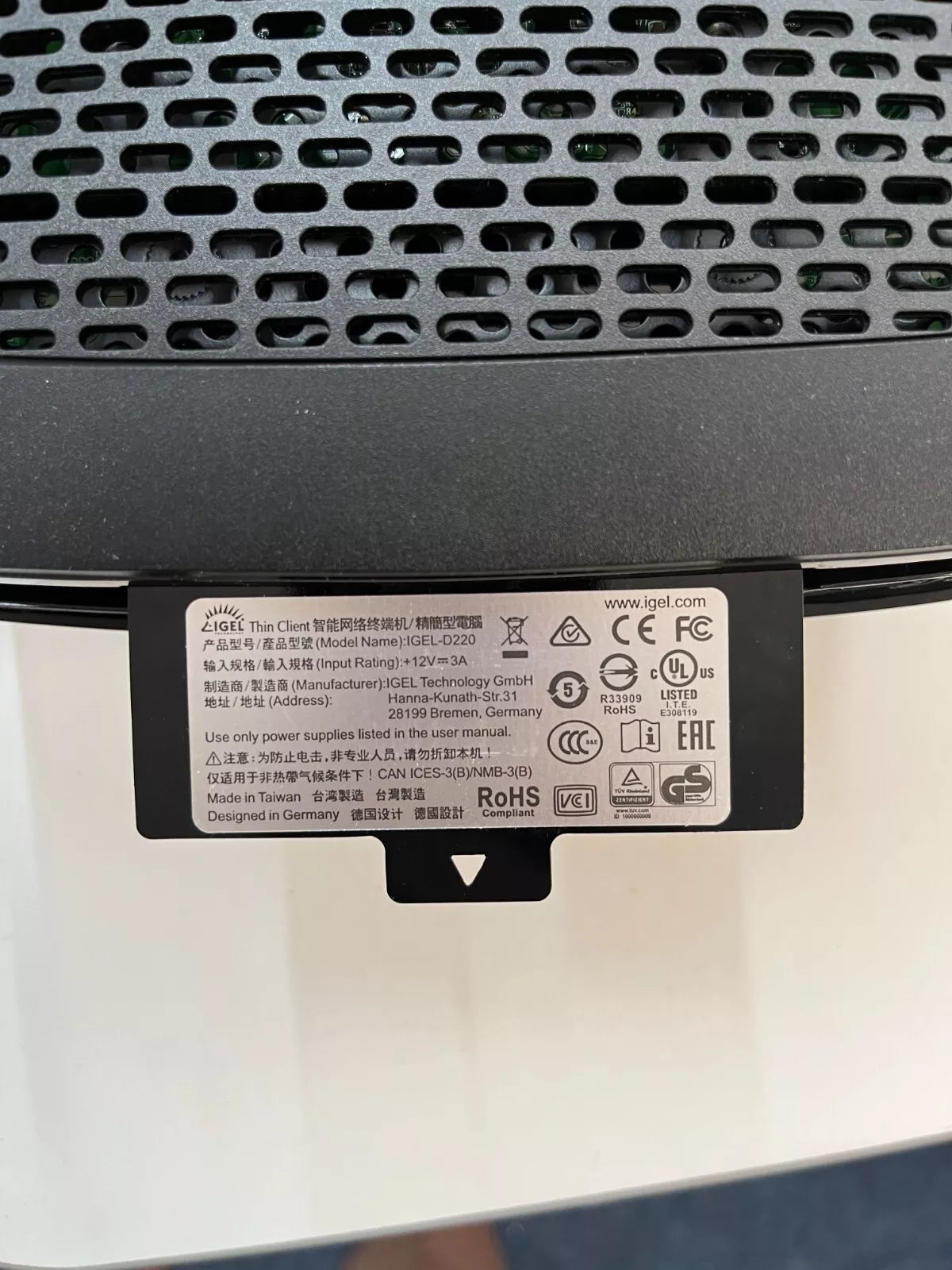 26x IGEL D220 Thin Client -Intel Atom 1.46Ghz -2GB RAM -No Flash Storage -Joblot