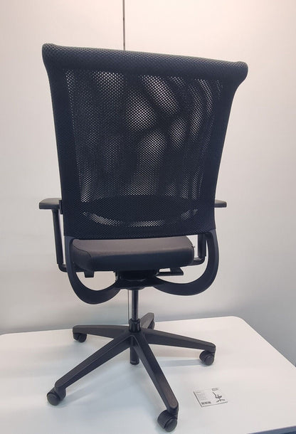 SEDUS Netwin NW100 Exec Swivel Chair-Adjustable Height+Arms-Mesh Back-Lumbar Pad