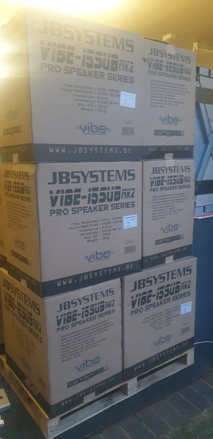 JB Systems Vibe-15 Sub MK2 Pro Subwoofer 15” 400W Passive